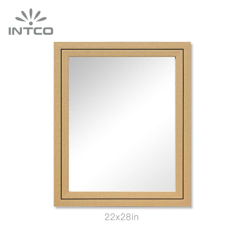 22x28in classic braided decorative wall mirror